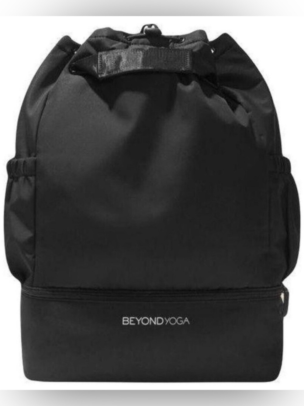 Beyond Yoga Black Convertible Gym Bag, O/S